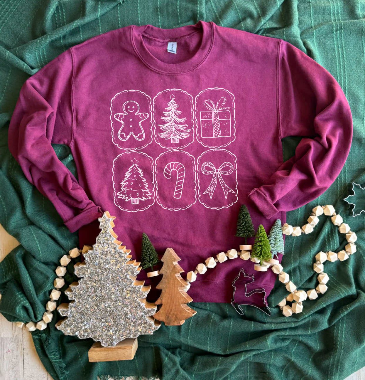 Christmas Icons Sweatshirts (Two Colors!)