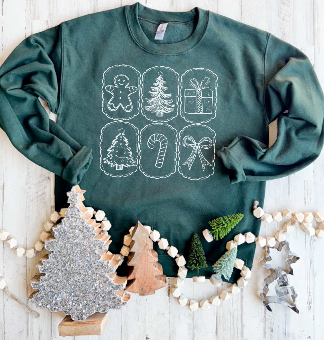 Christmas Icons Sweatshirts (Two Colors!)