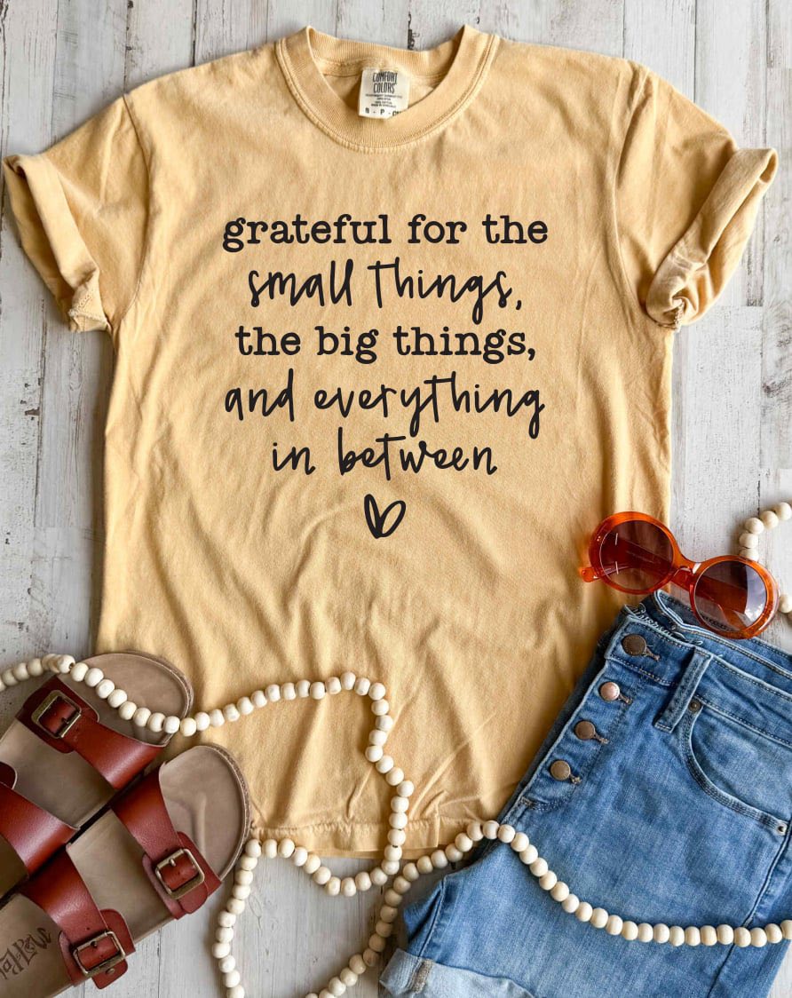 Grateful For Comfort Colors Tee (4 Colors!)