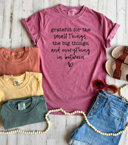 Grateful For Comfort Colors Tee (4 Colors!)