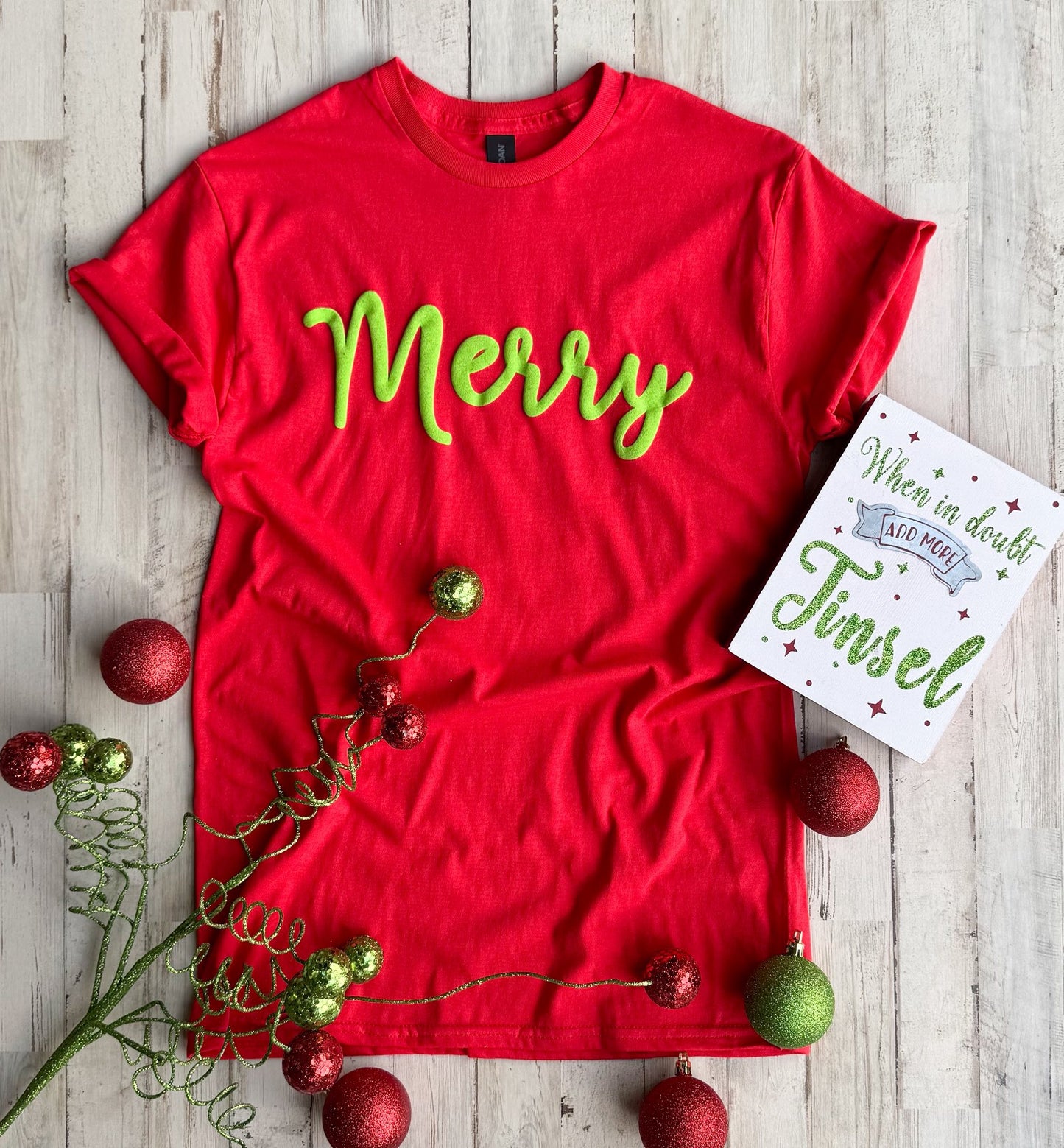 Merry (Puff Ink) Tees (2 Colors!)