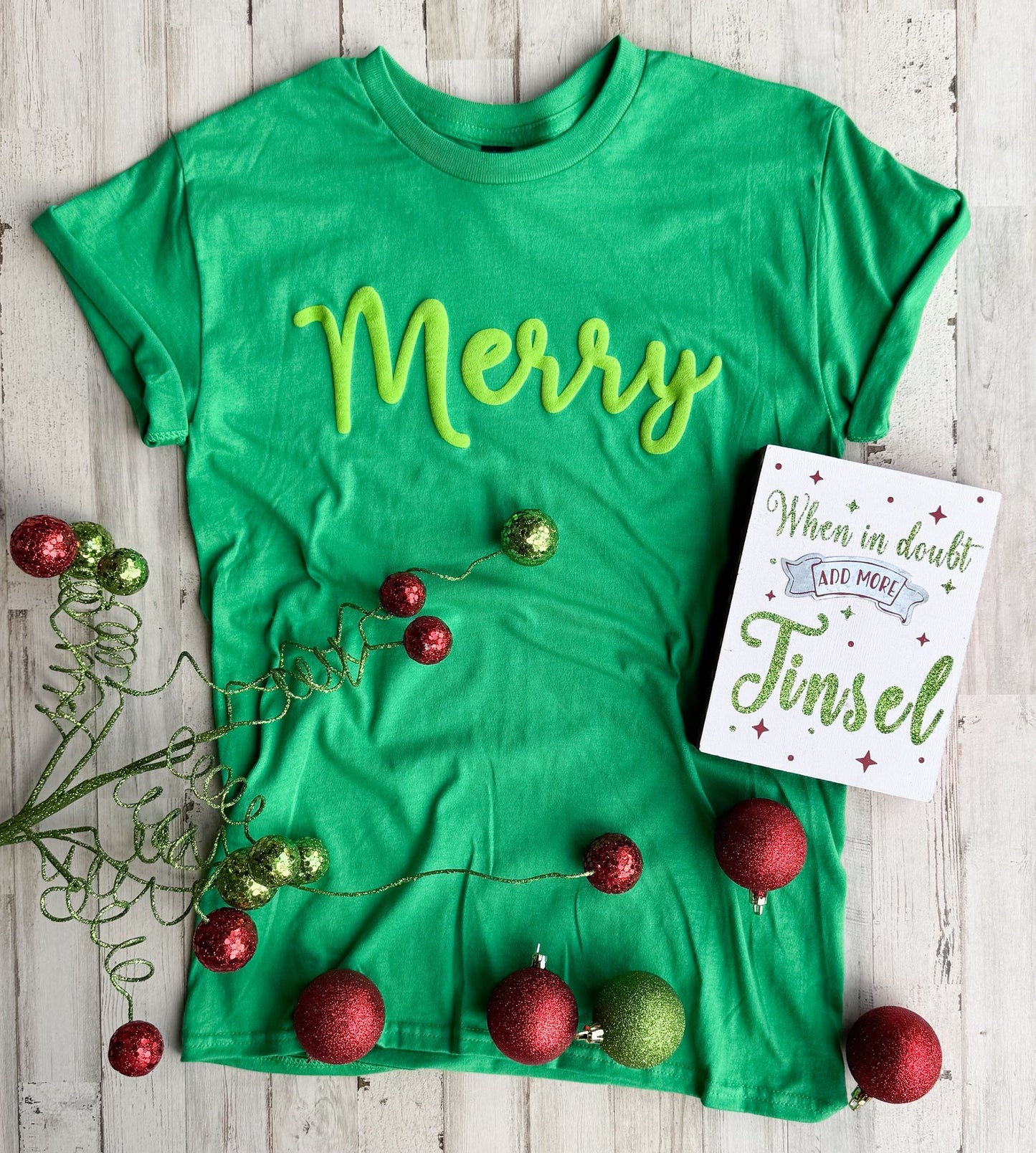 Merry (Puff Ink) Tees (2 Colors!)