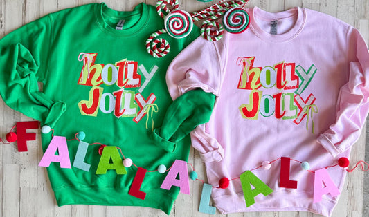 Holly Jolly Sweatshirt (Two Colors!)