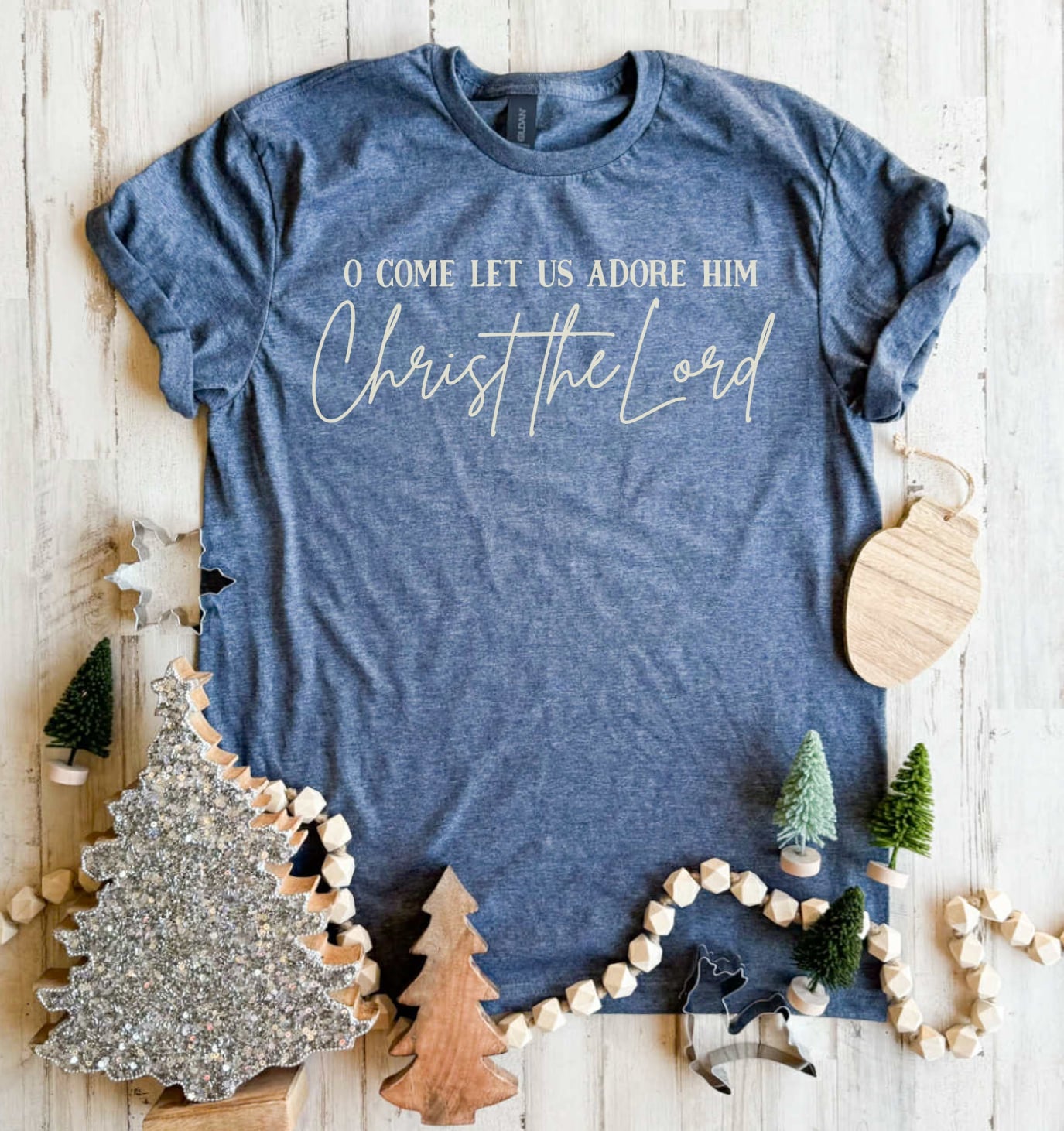 O Come Let Us Adore Him Tee