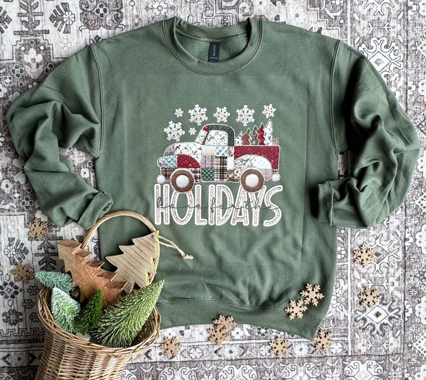 Home For The Holidays Sweatshirt (2 Colors!)