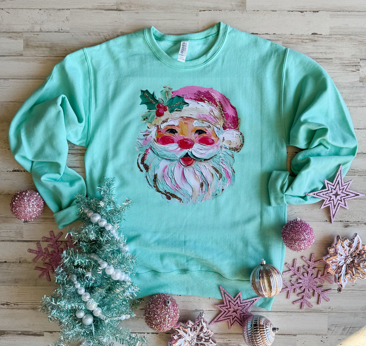 Santa Painting Sweatshirt