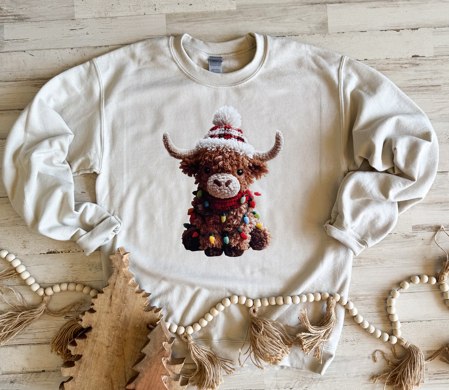 Christmas Highland Cow Sweatshirt